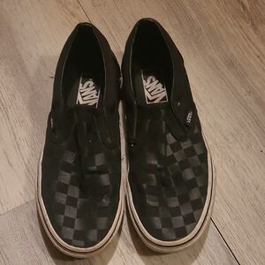 Vans black Checkered Slip-On Sneakers